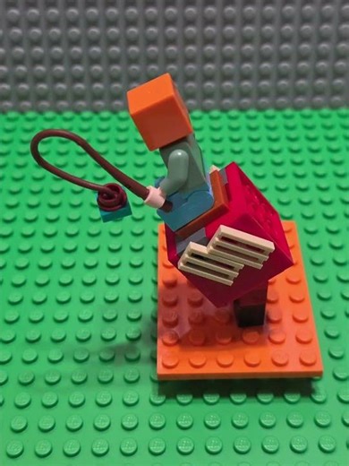 lego minecraft the nether lava battle #lego #legominecraft #legotoys #minecraft #legosets #nether