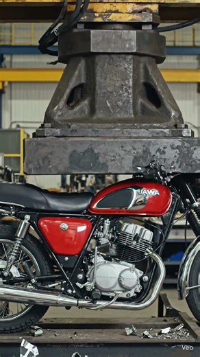 hydraulic press Java bike🏍.. #bike #like #reels #shortvideo #subscribe #tranding