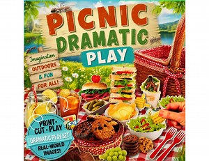 Picnic Dramatic Play | Printable | Digital Download | Pretend | Preschool | Printable Food | Homeschool | Summer Activity | Cutouts - Etsy