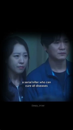 A serial killer who can cure all diseases #kdrama wait for end #the last smile ☠ #evil #new drama