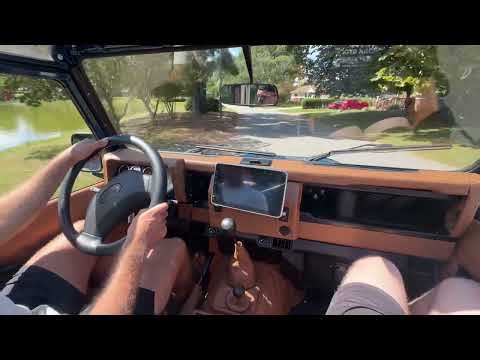 1997 Land Rover Defender 90 Soft Top Driving