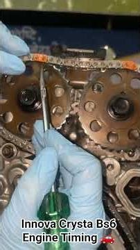 "Innova Crysta BS6 Engine Timing Setting Explained 🔧⏱️ | Step-by-Step Guide"