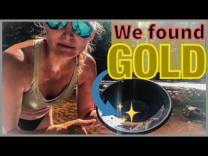 Gold Panning in Wisconsin's Rivers and FINDING GOLD OUR FIRST TIME