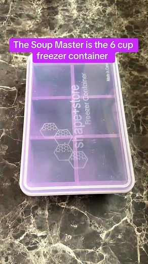 Check out this Amazon find. The Soup Master is the 6 cup freezer container you need for portioning your make ahead meals. Get the Soup Master on Amazon, shapeandstore.com, Macy’s and Walmart.com. #mealprep #amazonfinds #soup #mealprepideas #kitchenhacks | Shape Store