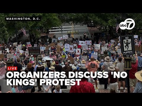 LIVE: ‘No Kings’ organizers preview weekend protests
