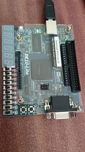 #fpga #altera #de10lite #digitaldesign #vlsi #verilog #hardwaredesign #fpgaprojects #embeddedsystems #sdram #fulladder #hardwareinnovation #engineering #learningbydoing #technology #fdp… | Kante Surendra nagu