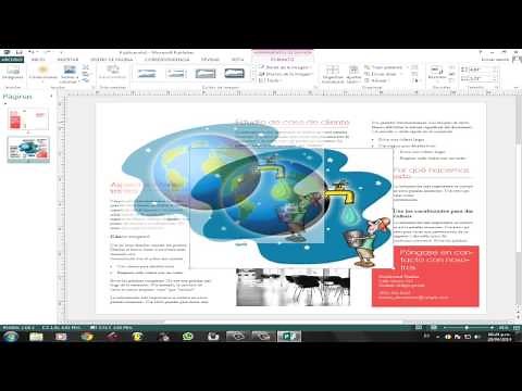 Cómo elaborar un folleto en Microsoft Publisher 2013 | Tutorial por Paola Vanegas