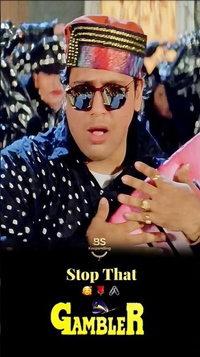 Stop That 4K Video Song | Gambler | Govinda | Devang Patel | Anu Malik - 90's Hindi Song