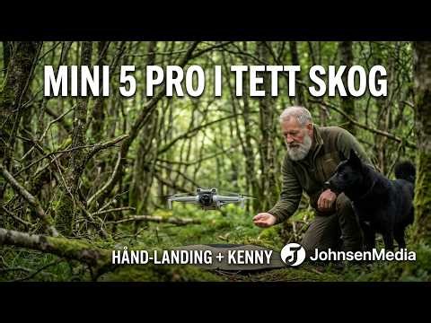 Enkel test av "Follow Me" med min nye DJI Mini 5 Pro drone.