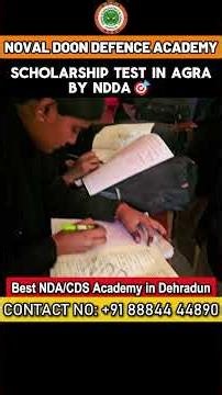 NDA Scholarship Test 2025 | Noval Doon Defence Academy Dehradun | NDA Exam Preparation #ndacoaching