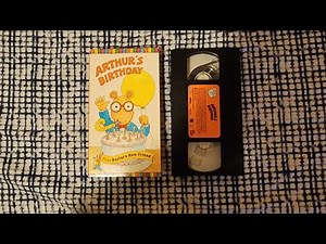Opening/Closing To Arthur's Birthday 1999 VHS