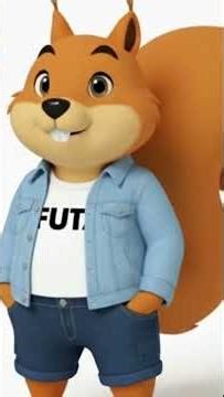 Futa_squirrel wears a jacket😂 #shorts #ai