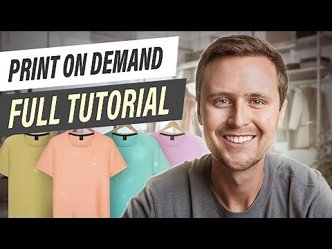 Full Print On-Demand Tutorial For Beginners (Step-by-Step)