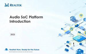 03 Realtek Bluetooth Audio SoC —— Platform