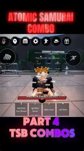 Atomic samurai one shot combo☠️ #roblox #jjkgame #robloxpvp #gugugaga