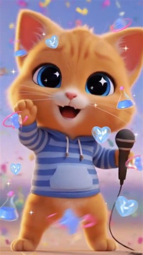 🎤🐱 Kucing Lucu Joget #kucing #cat #meong #kucing #kucinglucu #kucinglucuviral #miaow