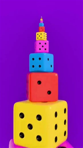 Dice zoom #satisfying #3d animation #asmr