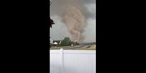 Tornado in Greenwood, Indiana, sends debris flying | Latest Weather Clips | FOX Weather