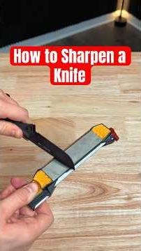 How to Sharpen a Knife #shorts #tekto