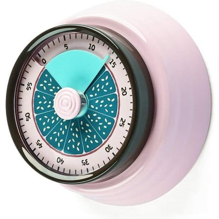 Kitchen Manual Egg Timer, Visual Magnetic Timer for Kids, No Battery Mechanical Countdown Loud Alarm - Walmart.ca