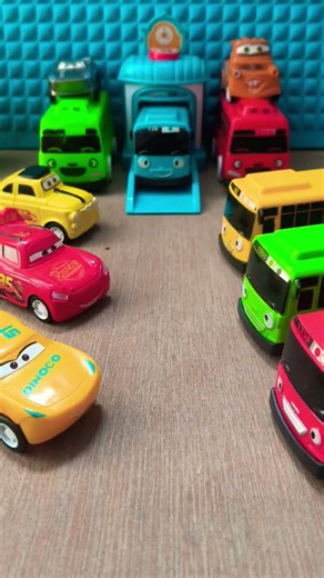The Most Satisfying & Matching Tayo The Little Bus, Disney Pixar Cars, Tayo #tayo #toys #cars #bus