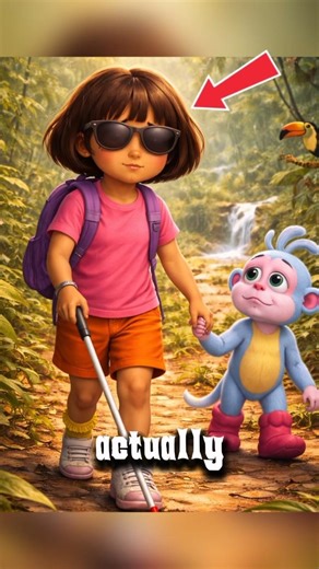 Is Dora Blind? The Shocking Truth 🤯#shortsfeed #shorts #doratheexplorer