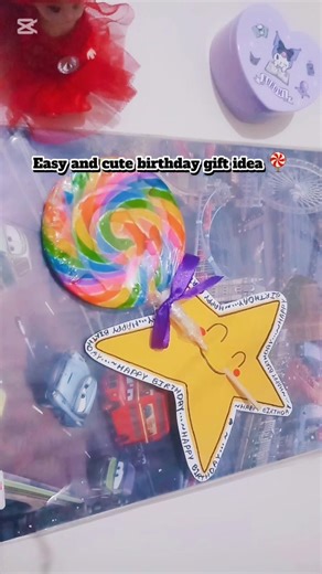 🎁 Easy & Cute Birthday Gift Idea You Must Try! #shorts #art #artandcraft
