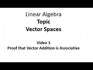 Proof of the Associative Property of Vector Addition