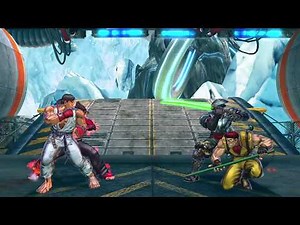Street Fighter X Tekken - Ryu & Jin VS Rolento & Yoshimitsu