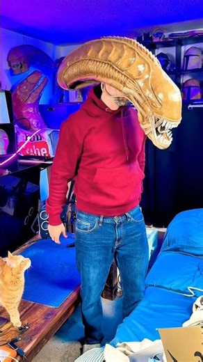 Alien Mask Out of Cardboard 📦 #diy #alienearth