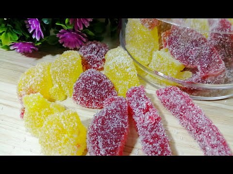 حلاوة جيلي بنكهة الحامض حلو🍋 🍓 أو بنسميها سوس 😋Gluten free