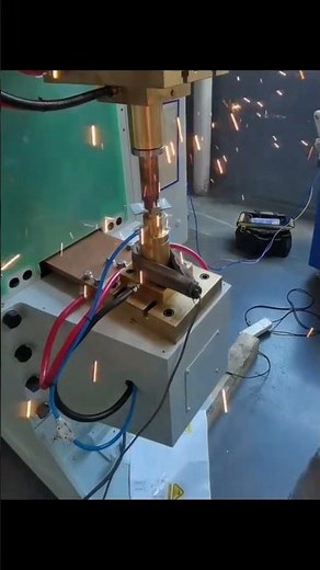 Medium frequency spot welding machine nut projection welding