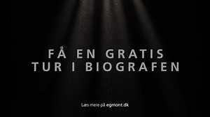 Egmont har fødselsdag den 15. maj, og derfor giver vi en gratis tur i biografen! Måske vidste du det ikke, men Egmont er faktisk en fond, som hvert år hjælper børn og unge med knap 100 mio. k | Egmont