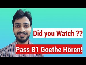 B1 Goethe Hören| How to pass Listening Exam?| Tips & Tricks