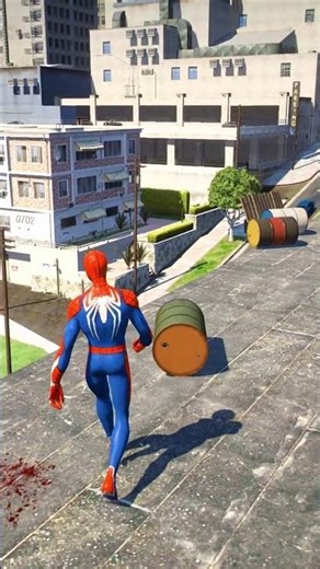 SPIDERMAN CRAZY JUMPS /FALLS #218 (GTA 5 Spider-Man Fails)