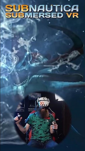 Seeing a Reaper Leviathan for the first time #subnautica #subnauticavr #reaperleviathan #quest3 #vr