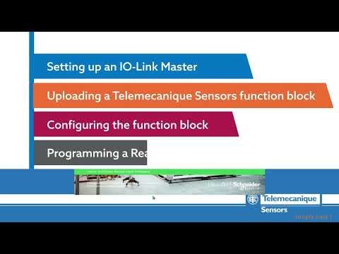 How to set up an IO-link Master in Schneider machine Expert Logic Builder