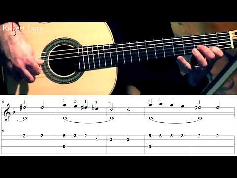 EGYPTIAN DANCE (Saint-Saëns) - Includes Sheet Music/TAB - Classical Guitar