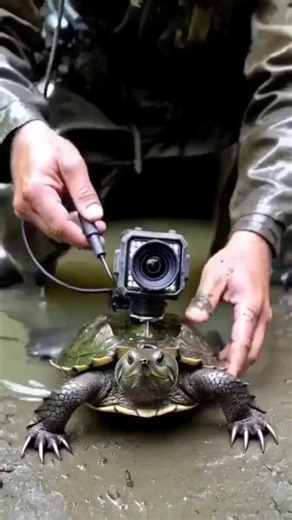 Alligator Snapping Turtle’s Ancient Mud Cave 🐢 POV: Classified Discovery Research #Shorts Ep 24