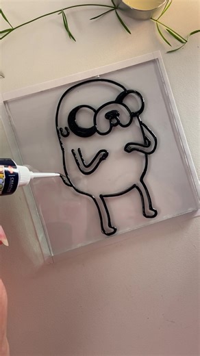 Vitrail Jake the Dog 💕🎨 What should I draw next? Write in the comments! #coloring #painting #drawings #stainedglass #adventuretime