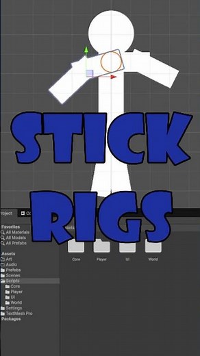 How I Animate Stick Figures Directly In Unity #gamedesign #tutorial