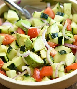 3.1M views · 11 reactions | Asian Cucumber Tomato Avocado Salad with a tangy vinaigrette dressing is a fresh, healthy, and tasty side dish you’ll love year round. It's nutritious and delicious! Get the full recipe: https://www.kawalingpinoy.com/asian-cucumber-tomato-avocado-salad/ | Kawaling Pinoy Recipe Blog | Facebook