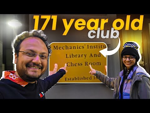We visited a 171-year-old chess club in USA | The Mechanics' Institute Chess Club in San Francisco