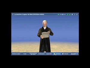 animation sur la machine à vapeur