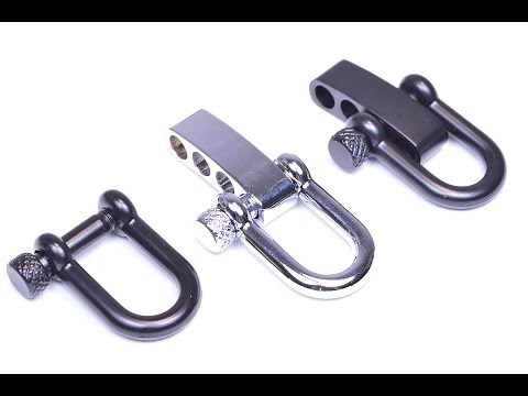 How to Use Shackles on a Paracord Survival Bracelet - BoredParacord