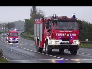 HLF 20/16 + GW-G Feuerwehr Neustadt/Orla + ELW Feuerwehr Triptis