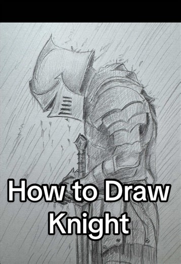 How to Draw a Dark Fantasy Knight: Step-by-Step Tutorial