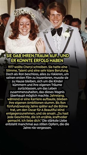 Sie gab ihren Traum auf… und er konnte Erfolg haben