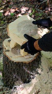 Carving Stool Out Of Tree Log | Bored Panda Art