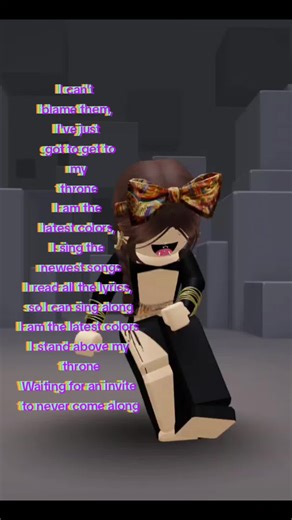 I am the latest colors, I sing the newest songs, I already know the lyrics so I can sing along. 🎵 🎶, #robloxfyp #grrrls #lyrics #matching #bmf seeing which one does better!